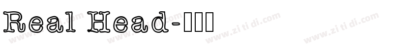 Real Head字体转换